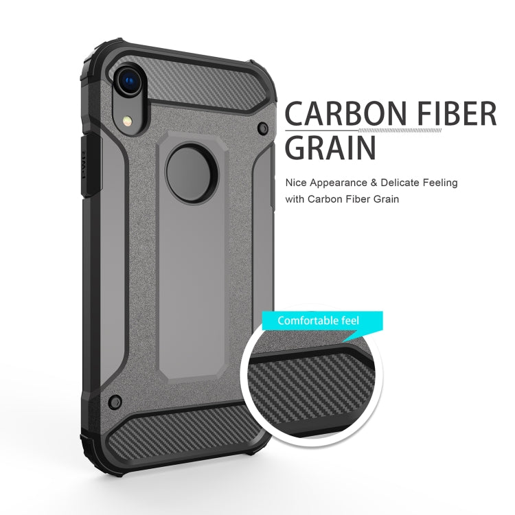 For iPhone XR TPU + PC Armor Combination Back Cover Case, For iPhone XR