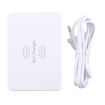 WLX-818F 六合一 10W QC3.0 無線充電 + USB-C / Type-C + 四埠 USB 充電器附智慧 LCD 顯示屏，歐規 / 澳規插頭，白色