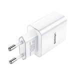 USAMS US-CC075 T18 2.1A Single USB Travel Charger, EU Plug, EU Plug