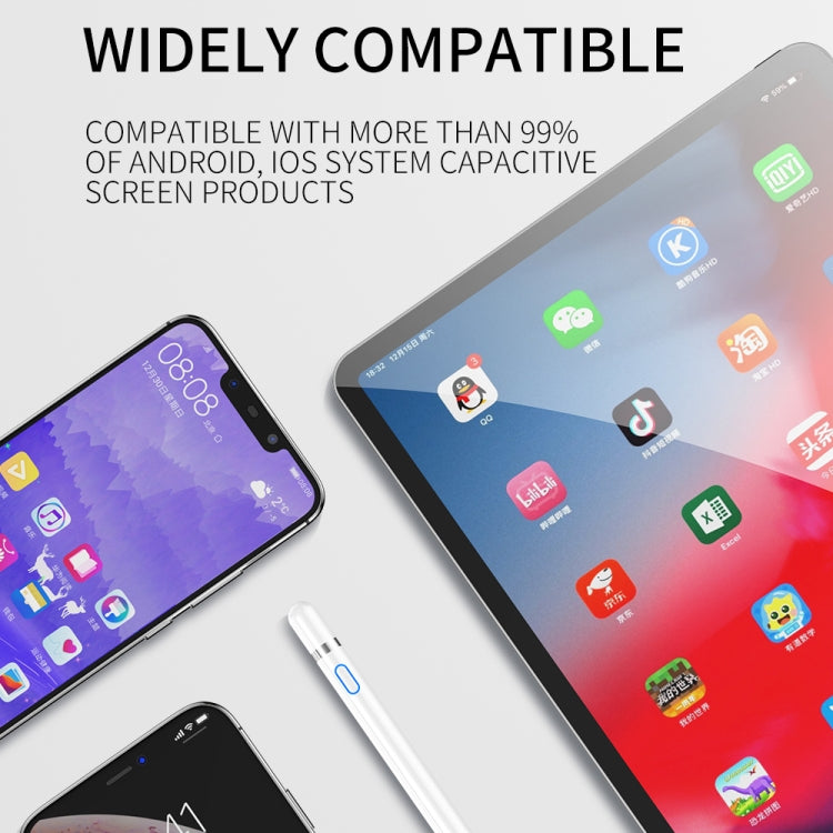JOYROOM JR-K811 卓越系列 Micro USB 可充電主動電容式觸控筆，帶磁性筆蓋，兼容 Android 與 IOS