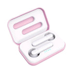 X26 TWS  Bluetooth 5.0 Wireless Touch Bluetooth Earphone with Magnetic Attraction Charging Box, Support Voice Assistant & Call, Pink, Blue, White