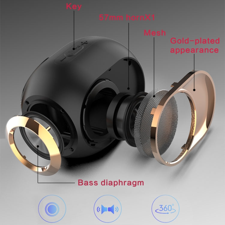X6 TWS 5W戶外防水重低音無線藍牙喇叭，支援免持/USB/AUX/TF卡