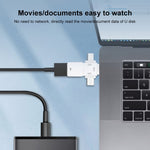 USB 2.0 轉 8針 + USB-C / Type-C + Micro USB OTG 轉接器