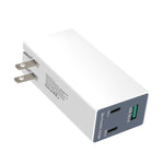 WLX-X3 36W 90度可折疊插腳便攜多功能 USB 充電器，美規插頭