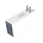 WLX-X3 36W 90度可折疊插腳便攜多功能 USB 充電器，美規插頭