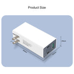 WLX-X3 36W 90度可折疊插腳便攜多功能 USB 充電器，美規插頭