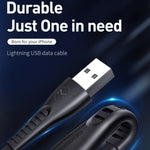 Mcdodo CA-6362 飛魚系列8針轉USB LED線，長度：1.8m