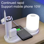 WS6 10W 2 USB埠 + USB-C / Type-C埠多功能桌燈 + Qi無線充電器
