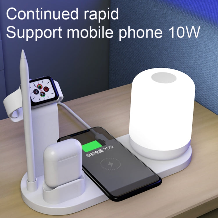 WS6 10W 2 USB埠 + USB-C / Type-C埠多功能桌燈 + Qi無線充電器