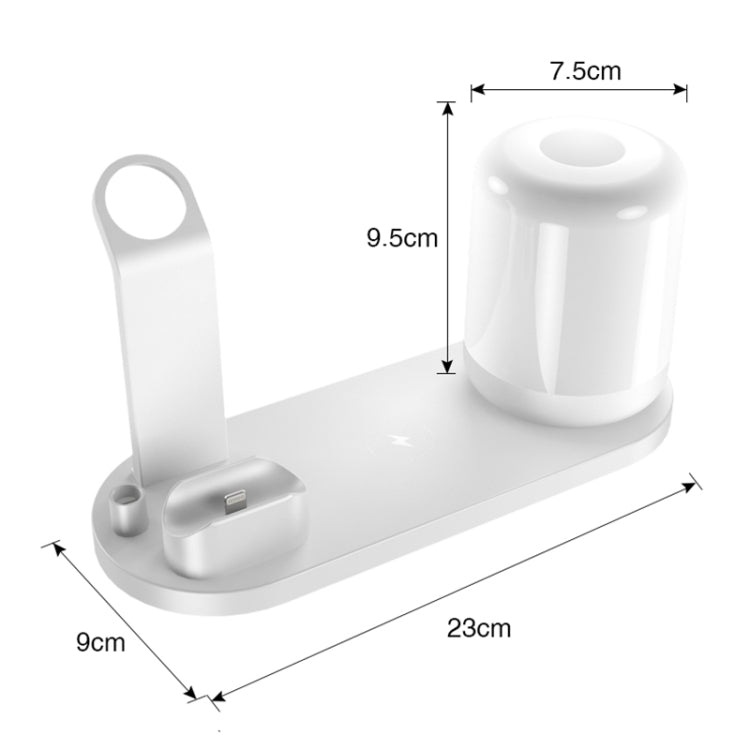 WS6 10W 2 USB埠 + USB-C / Type-C埠多功能桌燈 + Qi無線充電器