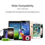 1.2m 3合1 USB轉USB-C / Type-C + 8針 + Micro USB伸縮數據同步充電線