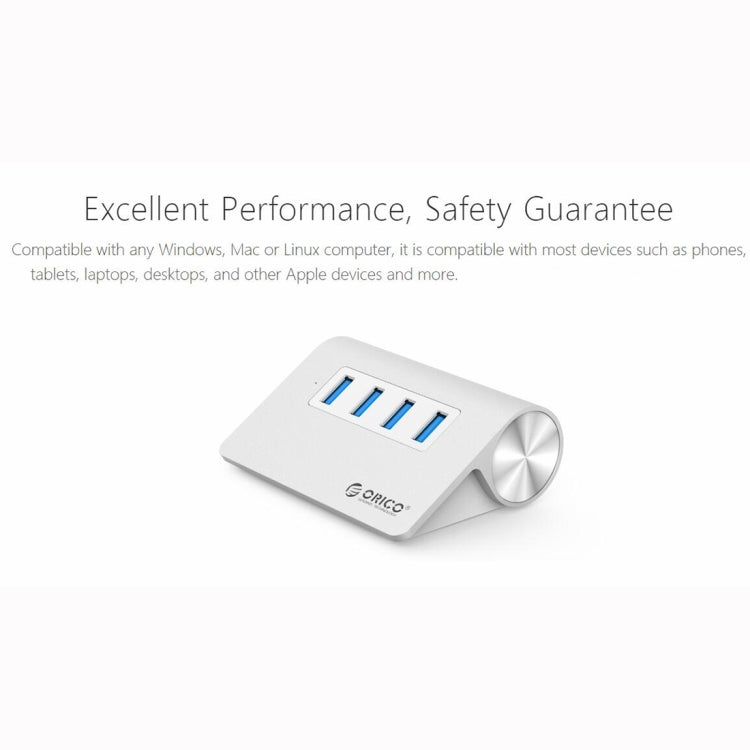 ORICO M3H4-V1 鋁合金4埠USB 3.0集線器，M3H4-V1