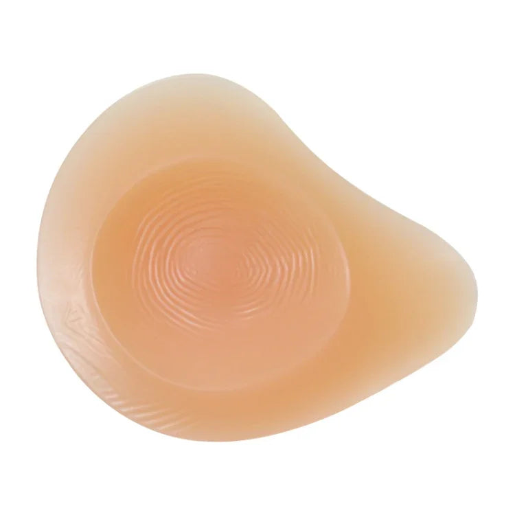 AS4 Spiral Shape Postoperative Rehabilitation Fake Breasts Silicone Breast Pad Nipple Cover 300g/Right, 300g/Right