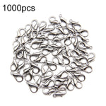 1000 件 12mm DIY 珠寶配件高品質合金龍蝦扣，1000 件