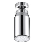 SDF2-B13 1 LED溫度感應RGB LED水龍頭燈水光淋浴燈，尺寸：78 x 30mm，接口：22mm（銀色），SDF2-B13