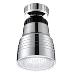 SDF-B10 1 LED ABS溫度感應RGB LED水龍頭燈水光淋浴燈，尺寸：58 x 38mm，接口：22mm（銀色），SDF-B10