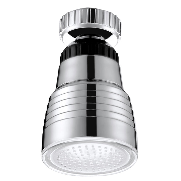 SDF-B10 1 LED ABS溫度感應RGB LED水龍頭燈水光淋浴燈，尺寸：58 x 38mm，接口：22mm（銀色），SDF-B10
