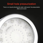 SDS-A23 15 LED ABS溫度感應負離子RGB LED淋浴頭，尺寸：23 x 6.5 x 5.8cm，接口：20mm，SDS-A23