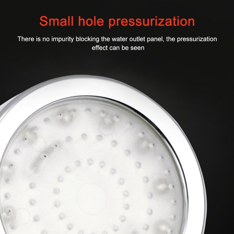 SDS-A23 15 LED ABS溫度感應負離子RGB LED淋浴頭，尺寸：23 x 6.5 x 5.8cm，接口：20mm，SDS-A23
