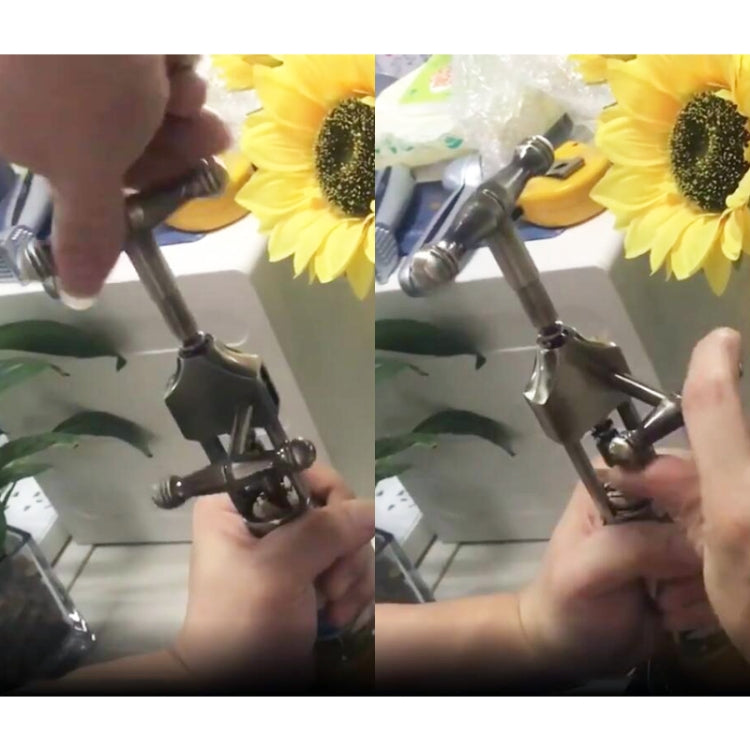 多功能便攜螺旋開瓶器鋅合金紅酒瓶起子，包裝：白盒，白盒