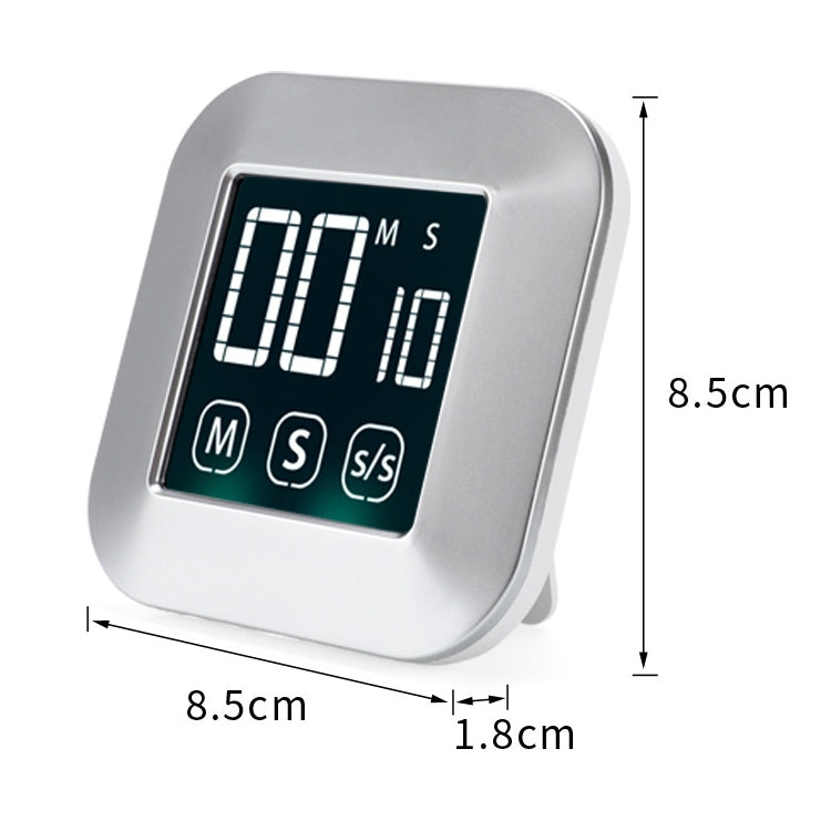 TS-83觸控計時器鬧鐘廚房食品液晶大屏倒計時電子提醒，TS-83