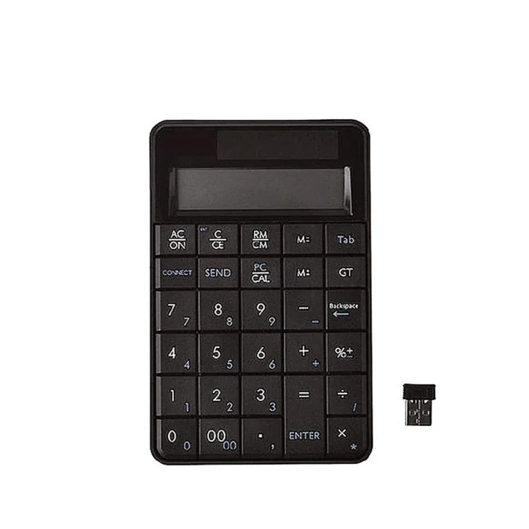 MC-56AG 2 合 1 2.4G USB 數字無線鍵盤與帶 LCD 顯示器計算器