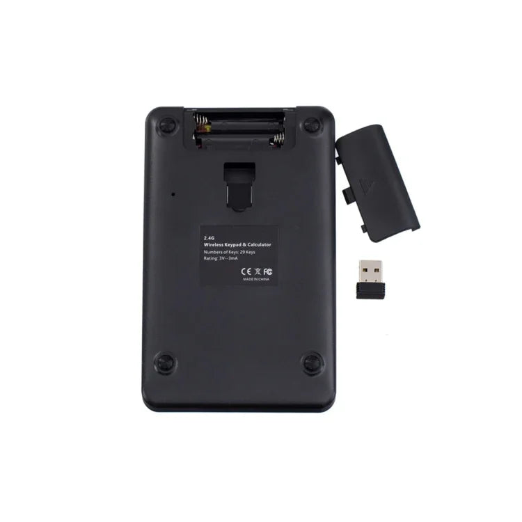 MC-56AG 2 合 1 2.4G USB 數字無線鍵盤與帶 LCD 顯示器計算器