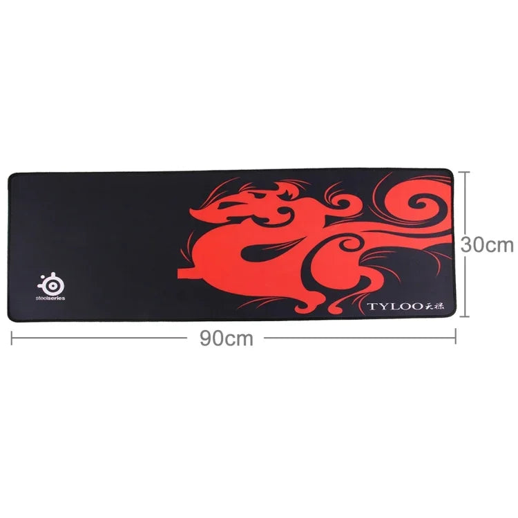 加長大型龍螳螂遊戲與辦公鍵鼠墊，尺寸：90cm x 30cm，尺寸：90cm x 30cm