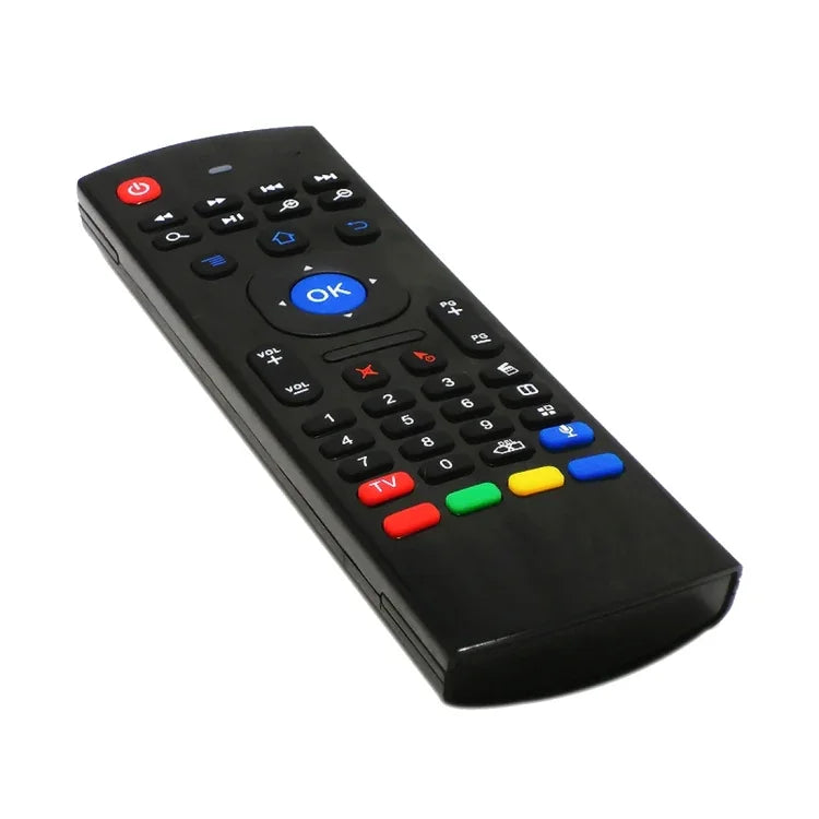 MX3-M 空中滑鼠無線 2.4G 遙控鍵盤，帶麥克風，適用於 Android TV Box / 迷你 PC，帶麥克風的空中滑鼠