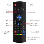 MX3-M 空中滑鼠無線 2.4G 遙控鍵盤，帶麥克風，適用於 Android TV Box / 迷你 PC，帶麥克風的空中滑鼠
