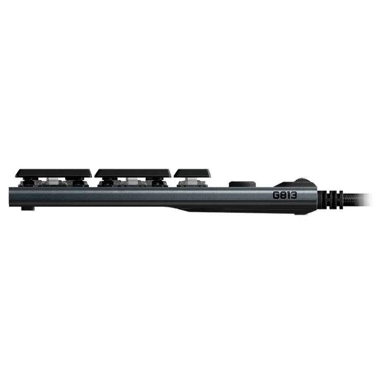 羅技 G813 RGB 機械有線遊戲鍵盤（GL-線性軸），長度：1.8m，G813