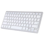 WB-8022 超薄無線藍牙鍵盤，適用於 iPad、三星、華為、小米、平板電腦或智慧型手機，法語鍵，法語鍵