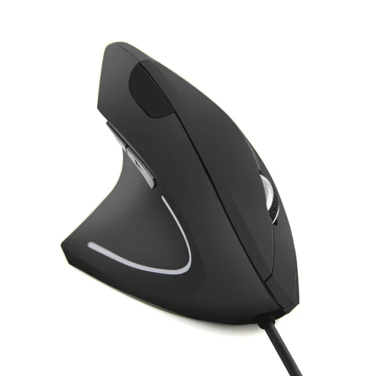CM0093 有線版 2.4GHz 三鍵垂直滑鼠，左手專用，解析度：1000DPI / 1200DPI / 1600DPI，線長：1.7m，有線版