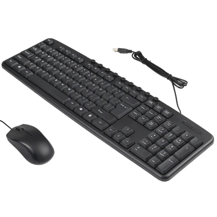 KB-8377 USB 有線鍵盤滑鼠組，KB-8377