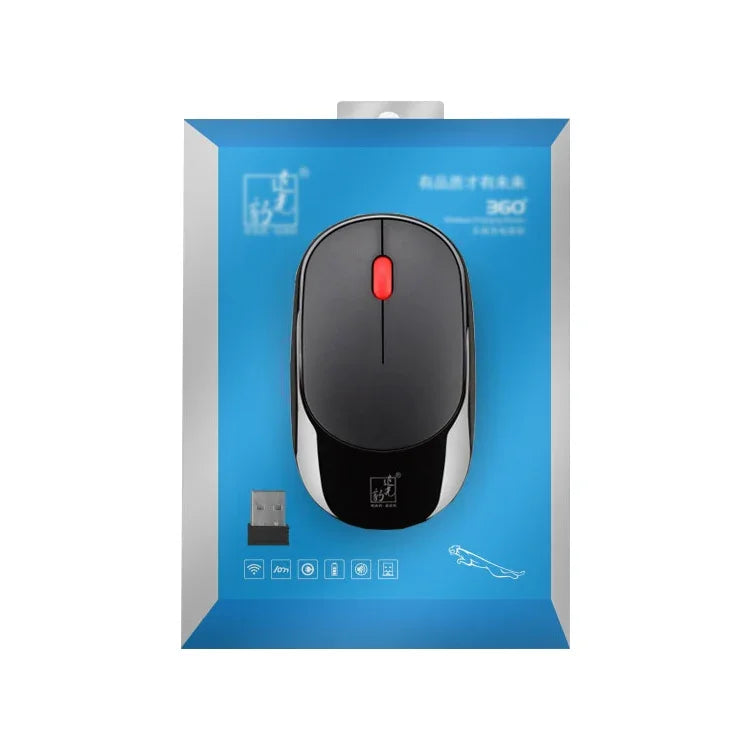 ZGB 360 2.4G 電腦筆電無線充電迷你滑鼠 1000dpi