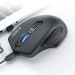 iMICE G-1800 可充電 4 鍵 1600 DPI 2.4GHz 靜音無線滑鼠，適用電腦筆電