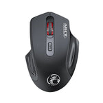 iMICE G-1800 可充電 4 鍵 1600 DPI 2.4GHz 靜音無線滑鼠，適用電腦筆電