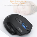 iMICE G-1800 可充電 4 鍵 1600 DPI 2.4GHz 靜音無線滑鼠，適用電腦筆電