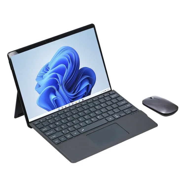 適用 Microsoft Surface Pro 8 平板的彩色背光藍牙鍵盤皮套，附筆槽，適用 Microsoft Surface Pro 8