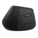 羅技 Lift 垂直 1000DPI 2.4GHz 人體工學無線藍牙雙模滑鼠