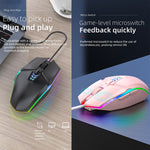 S700 彩色燈 USB 有線辦公遊戲滑鼠