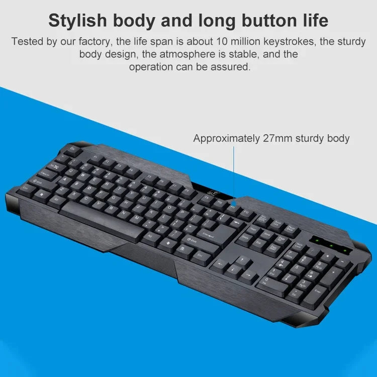 ZGB Q19 有線 USB 電腦遊戲鍵盤，Q19