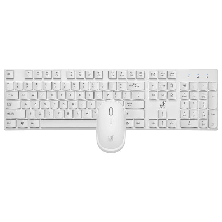 ZGB 8820 糖果色無線鍵盤+滑鼠套裝，8820（黑色）、8820（白色）