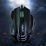 Aula 系列 Ghost Shark II 彩色燈光 7D 光學競技 USB 有線遊戲滑鼠，最高解析度 4000 DPI，Ghost Shark II(B)