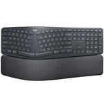 羅技 ERGO K860 2.4G 無線鍵盤藍牙雙模人體工學分離式鍵盤