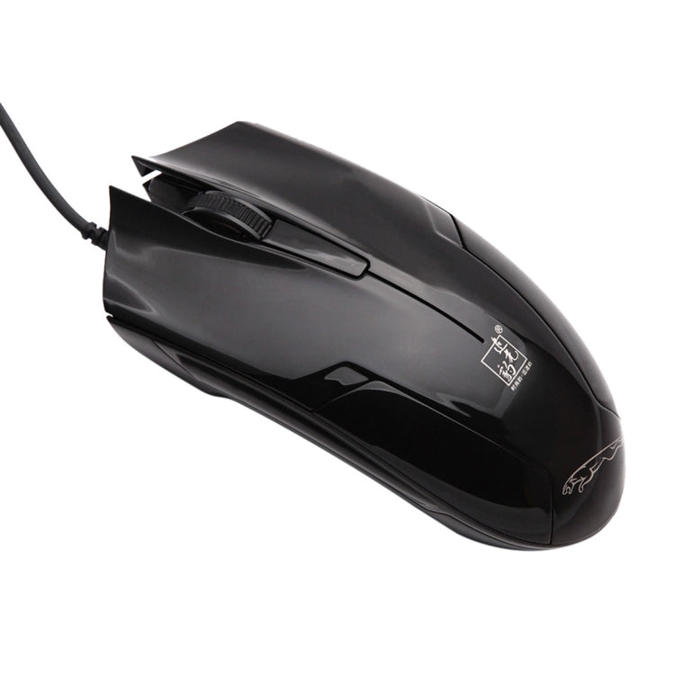 Chasing Leopard 119 USB 通用有線光學遊戲滑鼠，長度：1.45m，119 黑色，119 噴射黑，119 白色