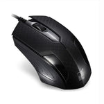 Chasing Leopard 129 USB 通用有線光學遊戲滑鼠，帶配重，長度：1.3m，129