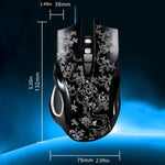 ZGB 169 USB 2400DPI 四速可調 LED 背光有線光學電競滑鼠，帶配重，長度：1.45m，169 黑色，169 白色