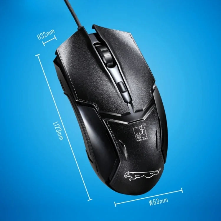 Chasing Leopard 179 USB 1600DPI 三速可調有線光學遊戲滑鼠，長度：1.3m，179