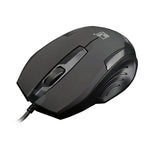 Chasing Leopard 512G USB 磨砂有線光學遊戲滑鼠，長度：1.3m，512G